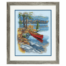 Load image into Gallery viewer, Outdoor Adventure Cross Stitch Kit