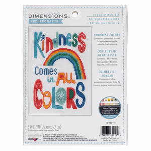 Kindness Colours Cross Stitch Kit