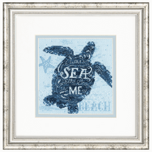 Load image into Gallery viewer, Sea Turtle Cross Stitch Kit