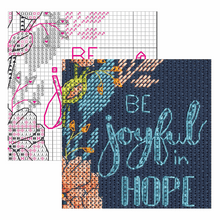 Load image into Gallery viewer, Joyful Floral Cross Stitch Kit