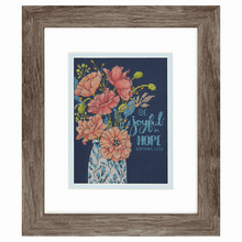 Load image into Gallery viewer, Joyful Floral Cross Stitch Kit