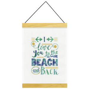 Beach and Back Cross Stitch Kit