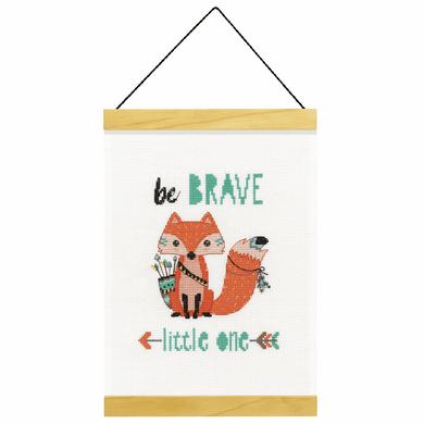 Be Brave Banner Cross Stitch Kit