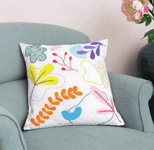 Load image into Gallery viewer, Graphic Floral (Ana Clara) Embroidery Cushion Kit