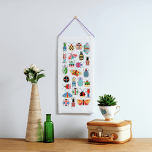 Load image into Gallery viewer, Bugs and Moths Cross Stitch Kit