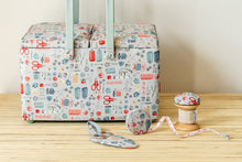 Load image into Gallery viewer, Twin Lid Sewing Box, Pin Cushion, Tape Measure and Scissors in Case - Stitch In Time - Matching Set