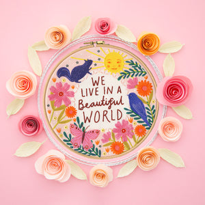 Beautiful World Embroidery Kit