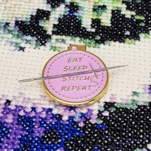 Load image into Gallery viewer, Eat Sleep Stitch Repeat Needle Minder