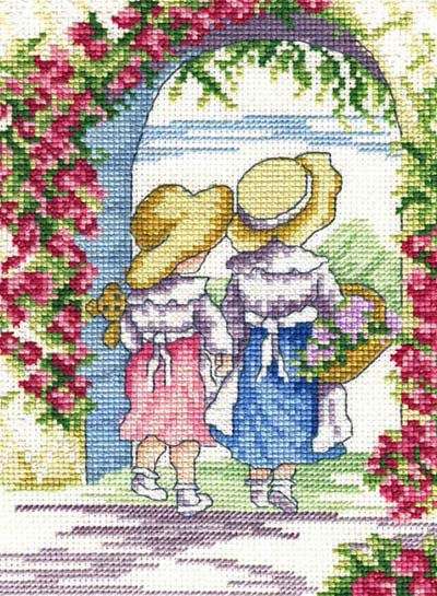 English Roses Cross Stitch Kit