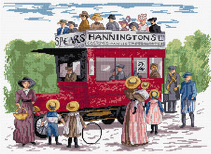 Bus in the Park Cross Stitch Kit