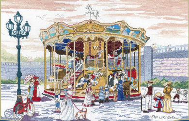 Carousel at Montmartre Cross Stitch Kit