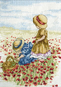 Poppy Fields Cross Stitch Kit