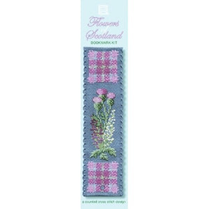 Flowers of Scotland - Cross Stitch Bookmark Kit