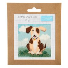 Load image into Gallery viewer, Dog Mini Cross Stitch Kit
