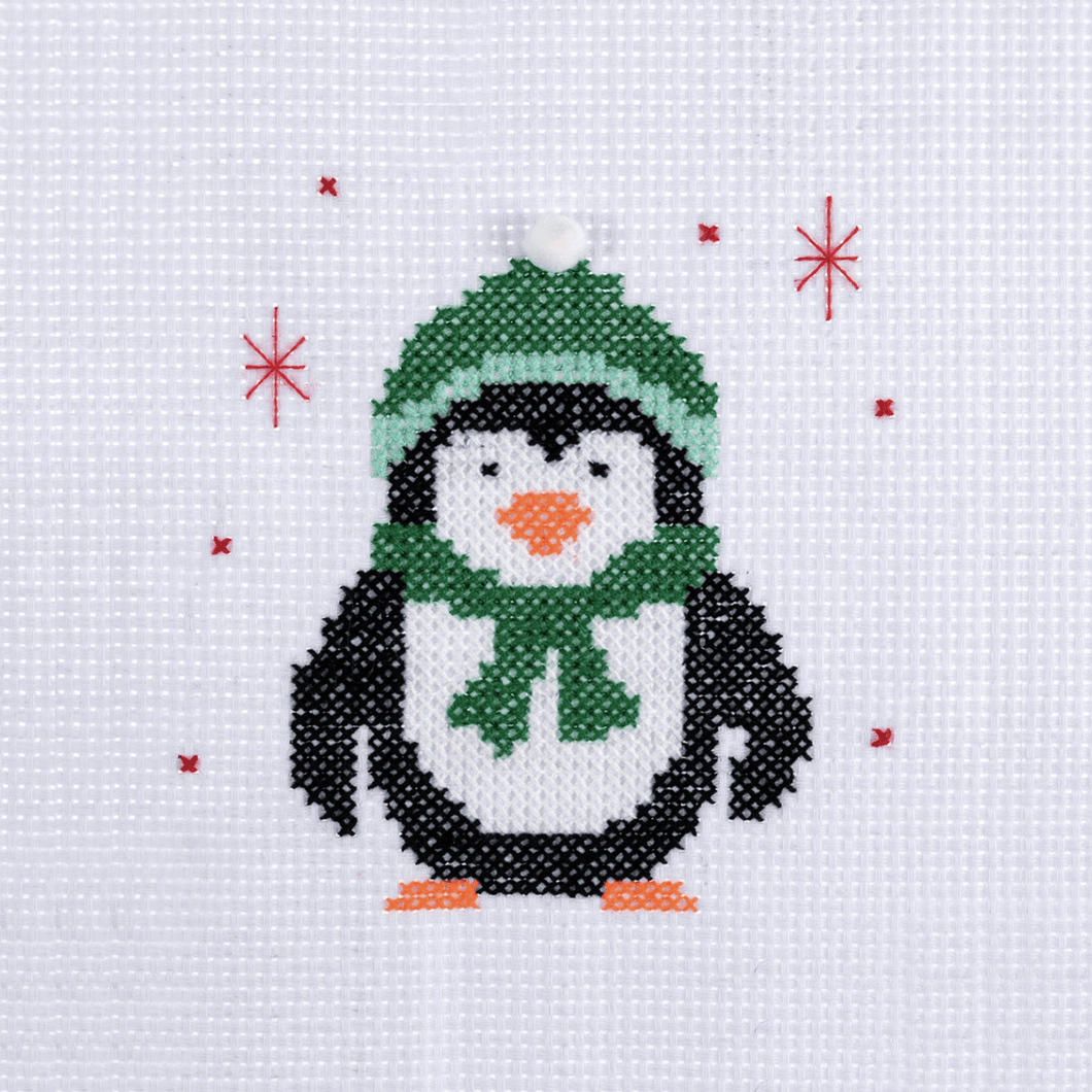 Penguin Mini Cross Stitch Kit