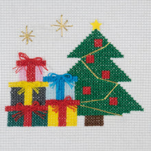 Load image into Gallery viewer, Presents Mini Cross Stitch Kit