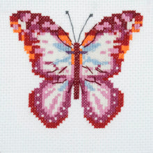 Load image into Gallery viewer, Butterfly Mini Cross Stitch Kit