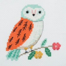 Load image into Gallery viewer, Owl Mini Cross Stitch Kit