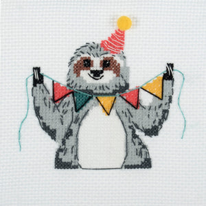 Sloth Mini Cross Stitch Kit