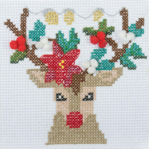 Reindeer Mini Cross Stitch Kit