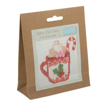 Load image into Gallery viewer, Hot Chocolate Mini Cross Stitch Kit