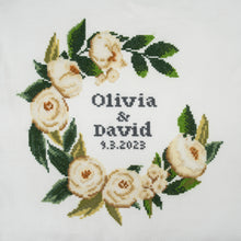 Load image into Gallery viewer, Wedding Flowers Cross Stitch Kit
