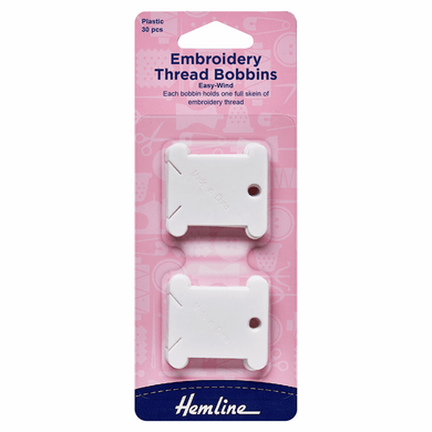 Thread Bobbins - Plastic (30) - Hemline