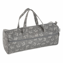 Load image into Gallery viewer, Knitting Bag (Fabric Handles) - Cow Parsley