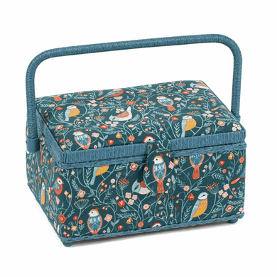 Sewing Box / Basket - Medium - Aviary
