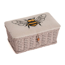 Load image into Gallery viewer, Sewing Box - Woven Basket - Bee