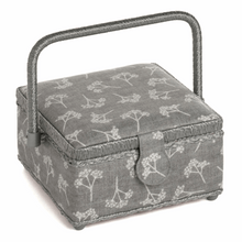 Load image into Gallery viewer, Cow Parsley Sewing Basket - Small Square