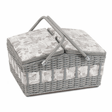 Load image into Gallery viewer, Sewing box / Wicker Basket - In the Garden