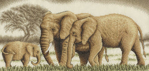 Wonderful Family (Elephants) Cross Stitch Kit