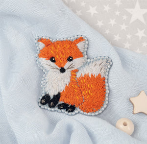 Little Fox Brooch Embroidery Kit