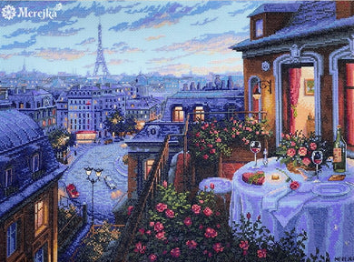 Paris Evening Deja Vu Cross Stitch Kit