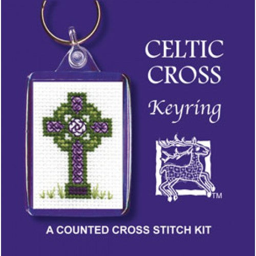 Celtic Cross  - Cross Stitch Key Ring Kit