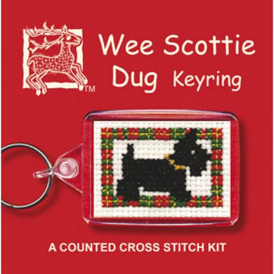 Wee Scottie - Cross Stitch Key Ring Kit