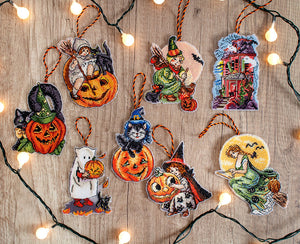 Halloween Toys Cross Stitch Kit