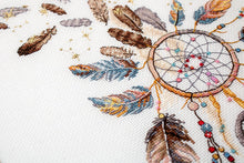 Load image into Gallery viewer, Never Stop Dreaming (Dreamcatcher) Cross Stitch Kit