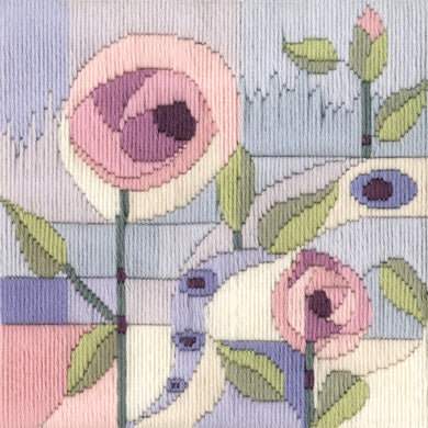 Rose Arbour - Woollen Long Stitch Kit