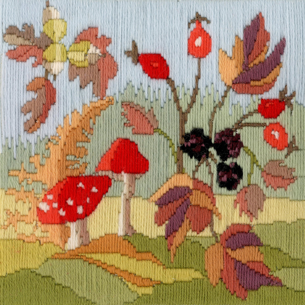 Autumn Season Long Stitch Kit