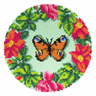 Butterfly - Latch Hook Rug Kit