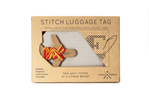 Stitch Luggage Tag Kit - Light Grey