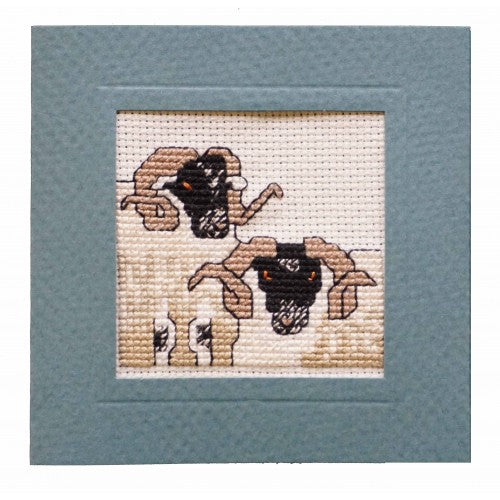 Black Face Sheep - Cross Stitch Mini Card Kit