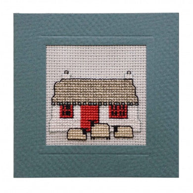 Crofthouse - Cross Stitch Mini Card Kit