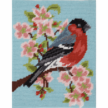 Load image into Gallery viewer, Bullfinch and Blossom Starter Tapestry Kit