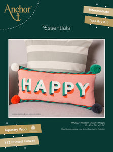 Happy Tapestry Cushion Kit