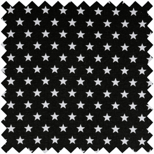 Knitting Bag (Fabric Handles) - Black Star