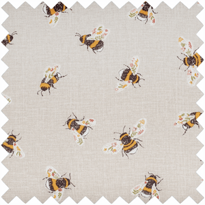 Knitting Bag (Fabric Handles) - Bees