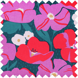 Knitting Bag (Fabric Handles) - Modern Floral